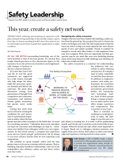 Safety Leadership