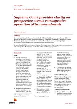 Supreme Court provides clarity on prospective versus