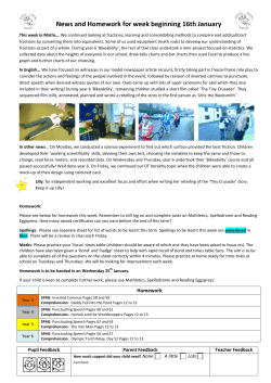 16th January 2017 - Great Creaton Primary School