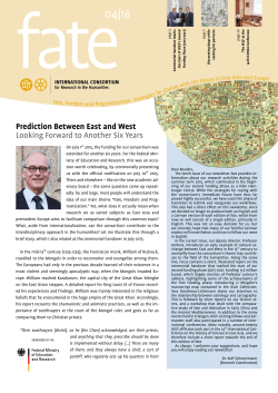 Prediction Between East and West Looking Forward to Another Six