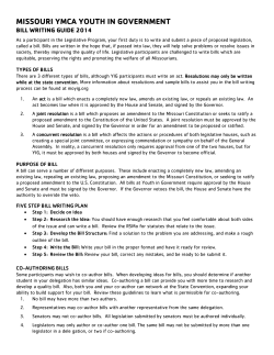 Bill Writing Guide