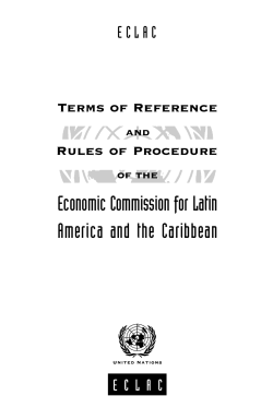 Economic Commission for Latin America and the Caribbean