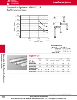 Suspension Systems - Hammond Enclosures and Hammond