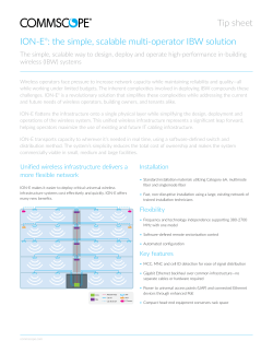 ION-E: The Simple, Scalable Multi-Operator IBW