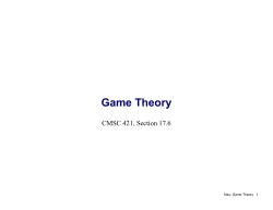Game Theory