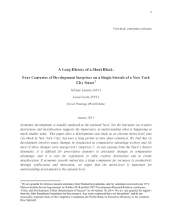 A Long History of a Short Block: Four Centuries of