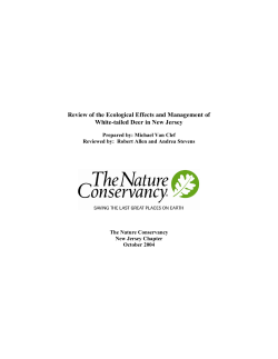 The threat to biodiversity posed by White-tailed Deer