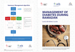 HCP Leaflet - Australian Diabetes Society