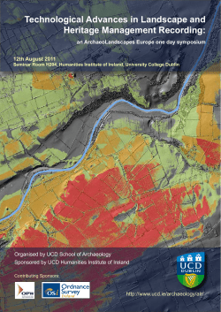Technological Advances in Landscape and Heritage Management