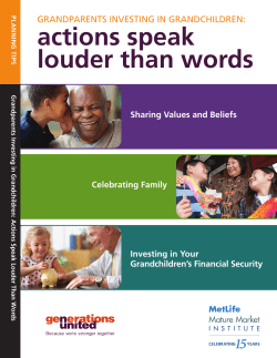Grandparents Investing In Grandchildren