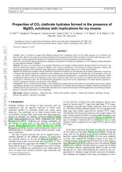 Properties of CO $ _2 $ clathrate hydrates formed in the presence of