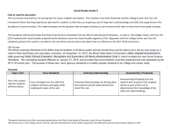 Social Studies Grade 4 - Evanston/Skokie School District 65