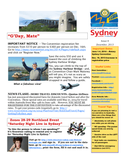 G`Day, Mate - Charlotte Rotary