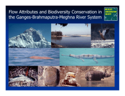 Flow Attributes and Biodiversity Conservation in the Ganges