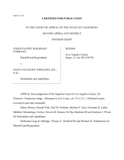 Union Pacific Railroad Company v. Santa Fe Pacific Pipelines, Inc.