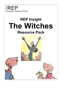 The Witches - ATG Creative Learning