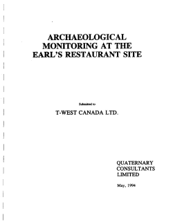 ii archaeological monitoring at the 1 i 1 iiiii