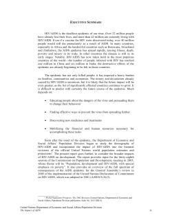 EXECUTIVE SUMMARY