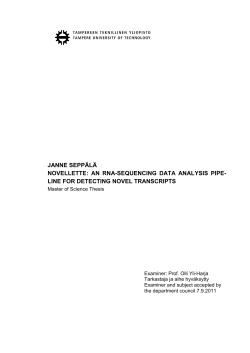 janne sepp&auml;l&auml; novellette: an rna