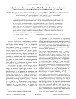 Indications of nonlinear deterministic and finite