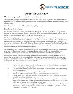 Texas Retreats Safety Policy