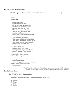ELA 10 EQT 3 Practice Test NO ANSWER KEY