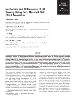 Mechanism and Optimization of pH Sensing
