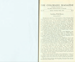 Colorado Magazine Vol. 11 No. 2 (March 1934)