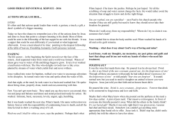 GOOD FRIDAY DEVOTIONAL SERVICE