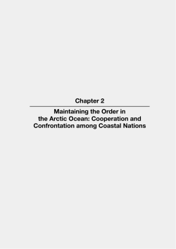 Chapter 2 Maintaining the Order in the Arctic Ocean: Cooperation