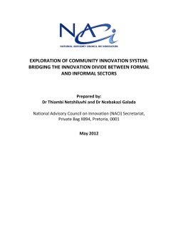 exploration of community innovation system