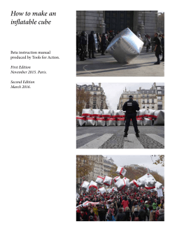 How to make an inflatable cube