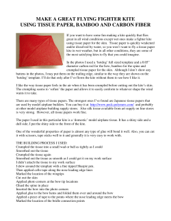 MAKE A GREAT FLYING FIGHTER KITE USING TISSUE PAPER