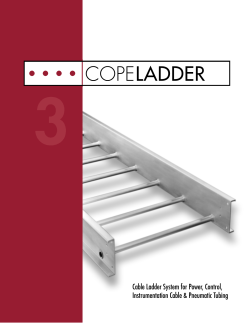 copeladder - Cope Cable Tray