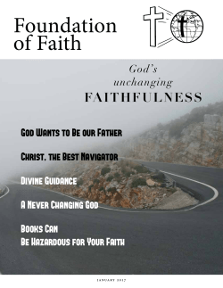 Foundation of Faith
