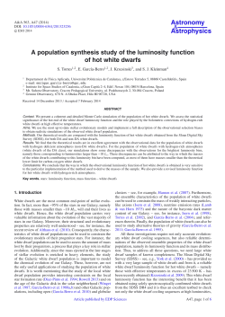 A population synthesis study of the luminosity function of hot white