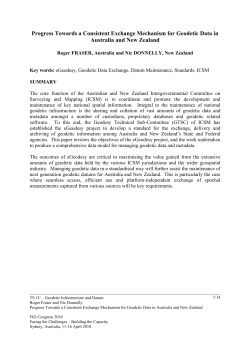 Congress Paper 3961 - The Intergovernmental Committee on