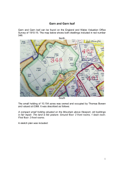 Garn Isaf History - Pdf - Newport Holiday Cottages Pembrokeshire
