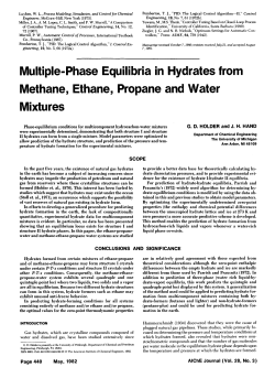 Multiple-Phase Equilibria in Hydrates from Methane