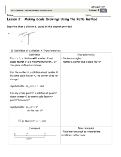 Lesson 2: Making Scale Drawings Using the Ratio Method