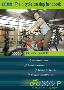The Bicycle Parking Handbook