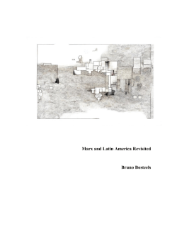 Marx and Latin America Revisited Bruno Bosteels