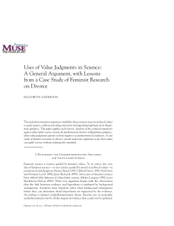Uses of Value Judgments in Science
