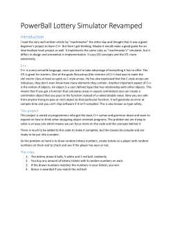 PowerBall Lottery Simulator Revamped