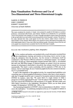 Data Visualization: Preference and Use of Two