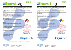 burst ag - Environmental Manufacturing Solutions
