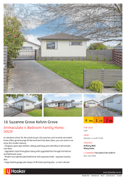 16 Suzanne Grove Kelvin Grove