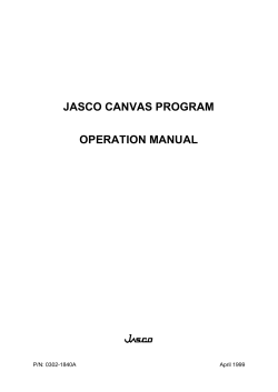 JASCO CANVAS PROGRAM