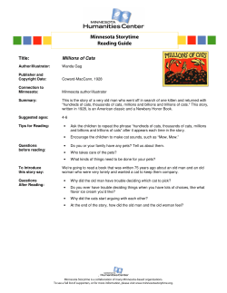 Millions of Cats - Minnesota Humanities Center