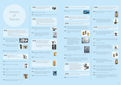 History of Topcon, Corporate Data (2pages)